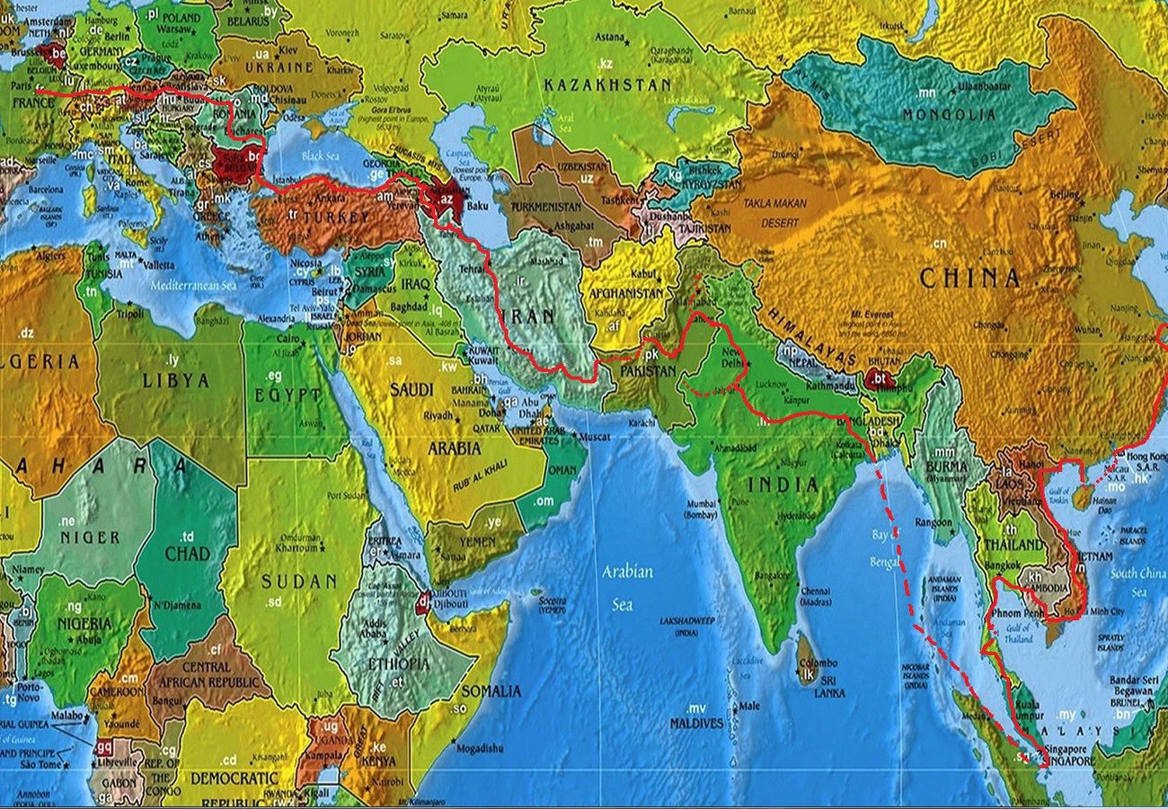 Carte du parcours